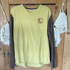 Men's Patagonia Great Pacific Iron Works GPIW Baseball long Tee T-Shirt large